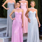 Chiffon Sweetheart Neckline Gown By Ladivine CD414 - Women Evening Formal Gown - Special Occasion/Curves