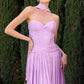 Chiffon Sweetheart Neckline Gown By Ladivine CD414 - Women Evening Formal Gown - Special Occasion/Curves