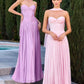 Chiffon Sweetheart Neckline Gown By Ladivine CD414 - Women Evening Formal Gown - Special Occasion/Curves