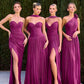 Strapless Sweetheart A-Line Gown By Ladivine CD410 - Women Evening Formal Gown - Special Occasion/Curves