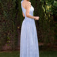 One Shoulder A-Line Gown By Ladivine CD415 - Women Evening Formal Gown - Special Occasion