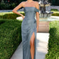 Chiffon Off Shoulder Neckline Gown By Ladivine CD416 - Women Evening Formal Gown - Special Occasion/Curves