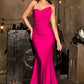 Satin Sweetheart Neckline Gown By Ladivine CD676 - Women Evening Formal Gown - Special Occasion