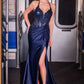 Plunging Halter Neckline Gown By Ladivine CD690 - Women Evening Formal Gown - Special Occasion