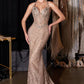 Halter Neckline Mermaid Gown By Ladivine CD695 - Women Evening Formal Gown - Special Occasion