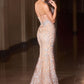 Halter Neckline Mermaid Gown By Ladivine CD695 - Women Evening Formal Gown - Special Occasion