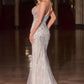 Illusion Sweetheart Sheath Gown By Ladivine CD716 - Women Evening Formal Gown - Special Occasion