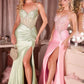 Corset Bodice Sweetheart Gown By Ladivine CD718 - Women Evening Formal Gown - Special Occasion