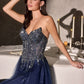 Strapless Sweetheart A-Line Gown By Ladivine CD721 - Women Evening Formal Gown - Special Occasion