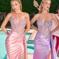 Satin Sweetheart Neckline Gown By Ladivine CD722 - Women Evening Formal Gown - Special Occasion
