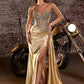 Satin Sweetheart Neckline Gown By Ladivine CD722 - Women Evening Formal Gown - Special Occasion