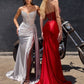 Satin Sweetheart Neckline Gown By Ladivine CD722 - Women Evening Formal Gown - Special Occasion