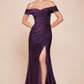 Off The Shoulder Sweetheart Neckline Gown by Cinderella Divine CD790 - Special Occasion