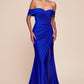 Off The Shoulder Sweetheart Neckline Gown by Cinderella Divine CD790 - Special Occasion