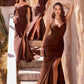 Strapless Pointed V-Neckline Gown by Cinderella Divine CD791 - Special Occasion