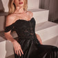 Off The Shoulder A-Line By Ladivine CDS525 - Women Evening Formal Gown - Special Occasion