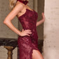 Fit & Flare Strapless Neckline Gown By Ladivine CDS550 - Women Evening Formal Gown - Special Occasion