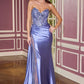 Sweetheart Neckline Sheath Gown By Ladivine CDS565 - Women Evening Formal Gown - Special Occasion
