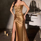 3D Floral Sweetheart Neckline Gown By Ladivine CDS567 - Women Evening Formal Gown - Special Occasion