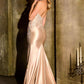 Halter-Inspired Neckline Sheath Gown By Ladivine CM391 - Women Evening Formal Gown - Special Occasion