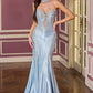 Halter-Inspired Neckline Sheath Gown By Ladivine CM391 - Women Evening Formal Gown - Special Occasion