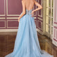 Halter-Inspired Neckline Sheath Gown By Ladivine CM391 - Women Evening Formal Gown - Special Occasion
