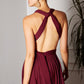 Versatile Neckline A-Line Gown By Amoris CV01P - Women Evening Formal Gown - Special Occasion