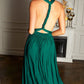 Versatile Neckline A-Line Gown By Amoris CV01P - Women Evening Formal Gown - Special Occasion