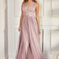 Versatile Neckline A-Line Gown By Amoris CV01P - Women Evening Formal Gown - Special Occasion