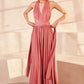 Versatile Neckline A-Line Gown By Amoris CV01P - Women Evening Formal Gown - Special Occasion