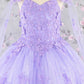 Butterfly Sequin Sweetheart Neckline Kids Mini Quince Dress by Elizabeth K - GK114