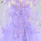 Butterfly Sequin Sweetheart Neckline Kids Mini Quince Dress by Elizabeth K - GK114