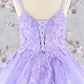 Butterfly Sequin Sweetheart Neckline Kids Mini Quince Dress by Elizabeth K - GK114