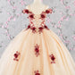 3D Flower Embroidery Sweetheart Kids Mini Quince Dress by Elizabeth K - GK115