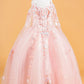 Embellished Sweetheart Neckline Kids Mini Quince Dress by Elizabeth K - GK118