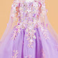 Butterfly Applique Sweetheart Tulle Kids Mini Quince Dress by Elizabeth K - GK119