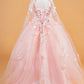 Butterfly Applique Sweetheart Tulle Kids Mini Quince Dress by Elizabeth K - GK119