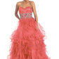 Sweetheart Neckline Organza A-Line Dress by Elizabeth K - GL1026