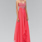 Chiffon Strapless Sweetheart Neckline Dress by Elizabeth K - GL1061