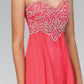 Chiffon Strapless Sweetheart Neckline Dress by Elizabeth K - GL1061