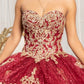 Elizabeth K - GL1987 - Mesh Sleeveless Sequin Ballgown Quinceanera Dress