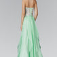 Chiffon Strapless Sequin Sweetheart A-Line by Elizabeth K - GL2092 - Special Occasion/Curves