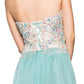 Chiffon Strapless Sequin Sweetheart A-Line by Elizabeth K - GL2092 - Special Occasion/Curves