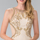 Beads Embellished High-Neck Mermaid Dress by Elizabeth K - GL2237