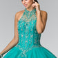Elizabeth K - GL2348 - Embellished Sleeveless Tulle Quinceanera Dress