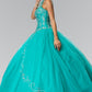Elizabeth K - GL2348 - Embellished Sleeveless Tulle Quinceanera Dress