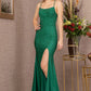 Jewel Straight Across Mermaid Women Formal Dress by Elizabeth K - GL3141 - Special Occasion/Curves