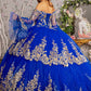 Sequin Off Shoulder Quinceanera Dress by Elizabeth K - GL3184