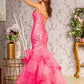 Glitter Spaghetti Strap Trumpet Women Formal Dress by GLS by Gloria - GL3205 - Special Occasion/Curves