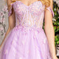 Bead Strapless A-Line Women Formal Dress by GLS by Gloria - GL3206 - Special Occasion/Curves